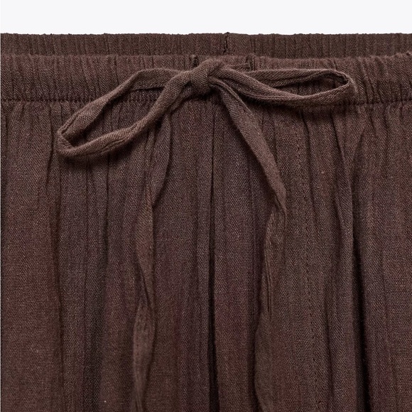 ZARA FLOWY BALLOON PANTS - Picture 5 of 8